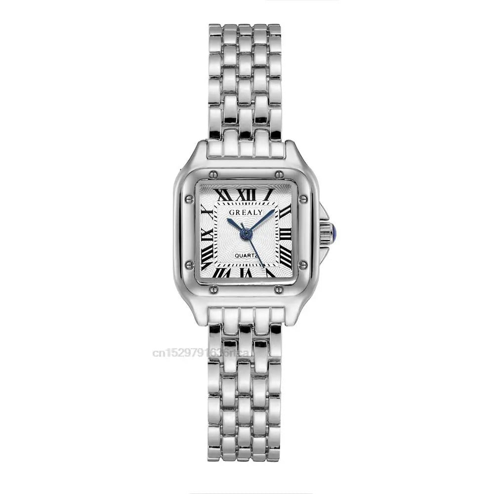 Gold/Silver-Tone Watch Women