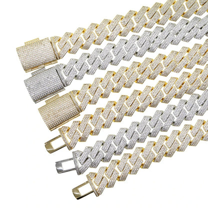 Big Iced-Out 19mm Cuban Chain