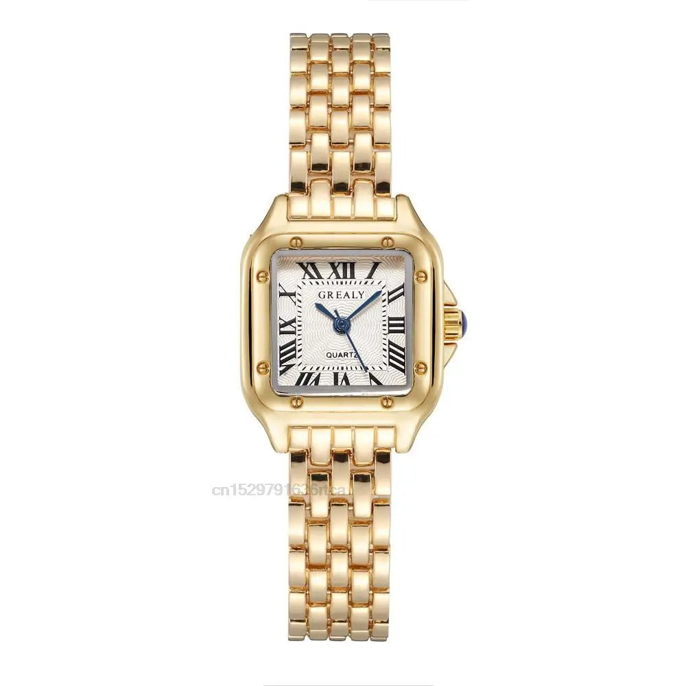 Gold/Silver-Tone Watch Women