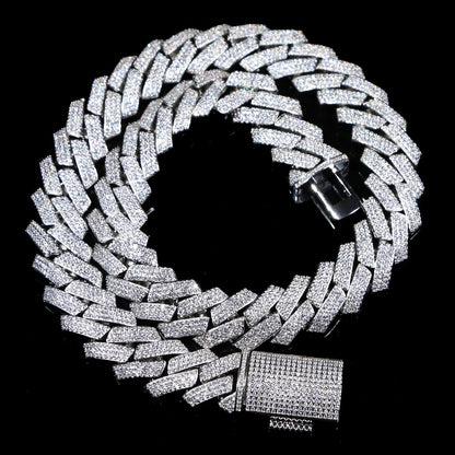 Big Iced-Out 19mm Cuban Chain