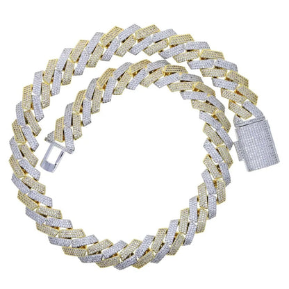 Big Iced-Out 19mm Cuban Chain